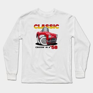 Classic 1958 Corvette Long Sleeve T-Shirt